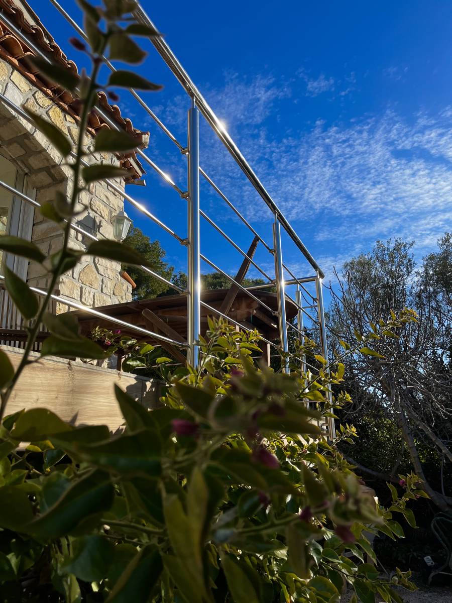 Réalisation d’un garde-corps à Saint Cyr sur Mer près d’Aubagne
