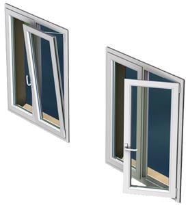 fenêtre 2 vantaux oscillo-battante